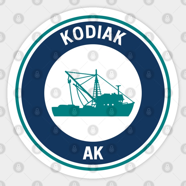 Vintage Kodiak Alaska Sticker by fearcity